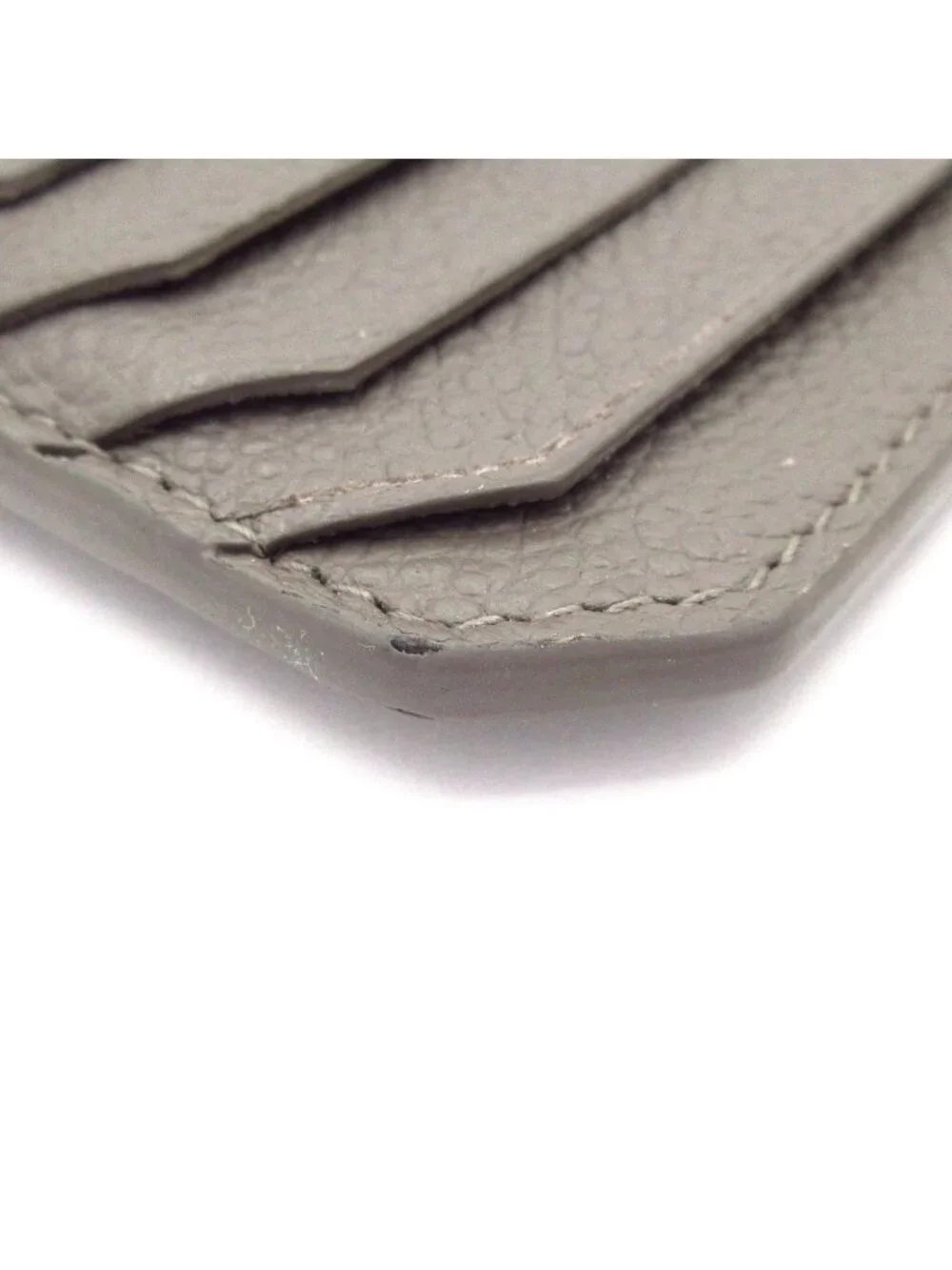 Saint Laurent Paris Card Case Gray Leather - Picture 6 of 8